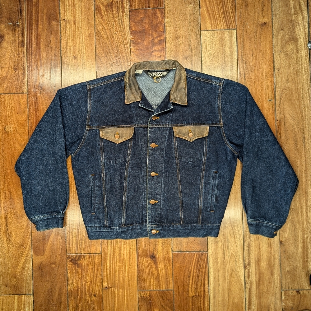 Expressions Vintage Denim Jacket (L)